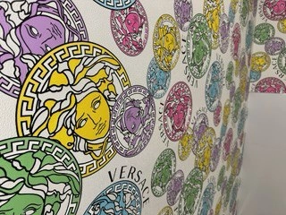 Concord accent wall wallpaper